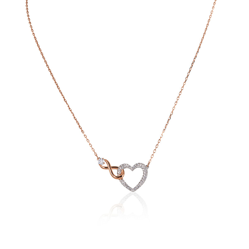 Swarovski Infinity ქალის ყელსაბამი