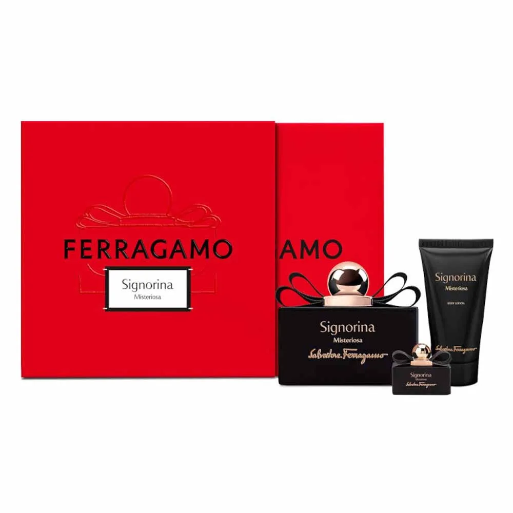 Salvatore Ferragamo Signorina Misteriosa ქალის სასაჩუქრე ნაკრები
