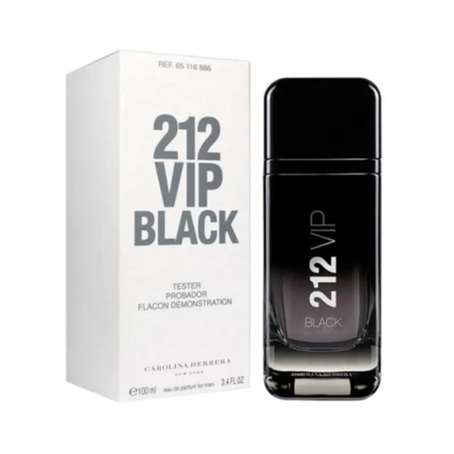 Carolina Herrera 212 Vip Black კაცის სუნამო ტესტერი 100 მლ